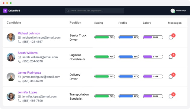 Track Applicants Through Every Stage