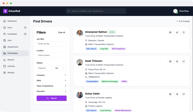 Tap Into 30,000+ Truck Drivers Instantly