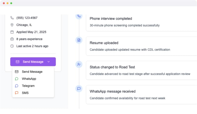Reach Drivers Instantly